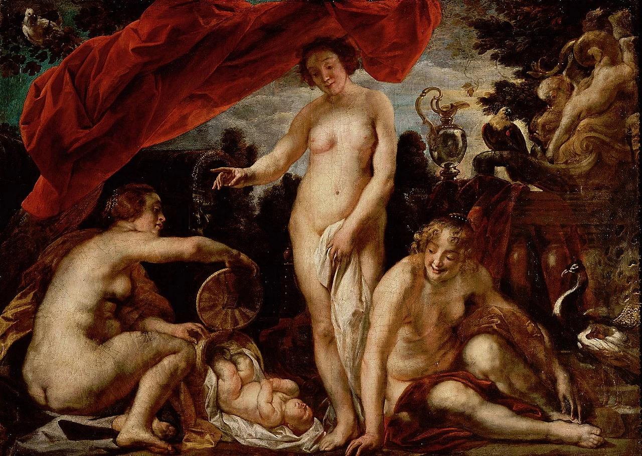 Le figlie di Cecrope trovano il piccolo Erittonio - Kunsthistorisches Museum Vienna, Pinacoteca